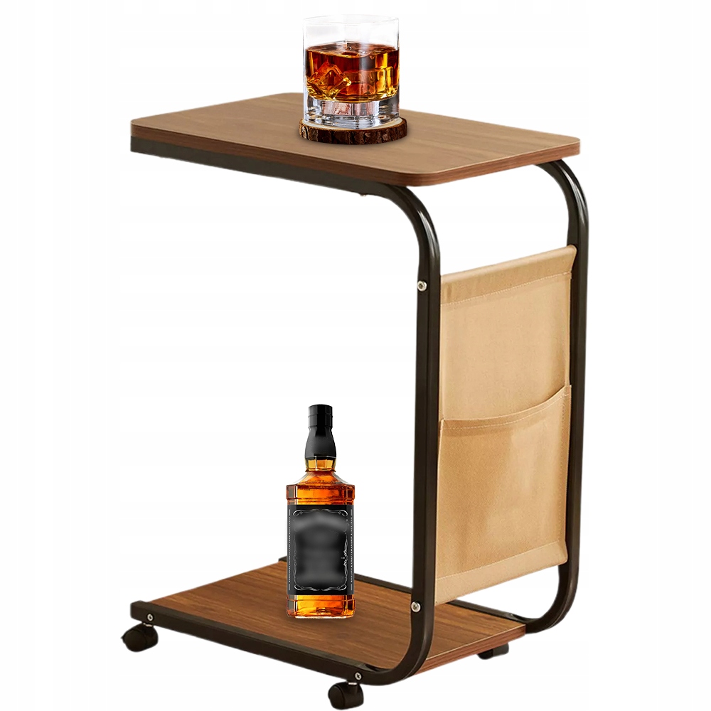 Stolik Kawowy Pod Laptopa Z Metalową Ramą Do Sofy I Łóżka