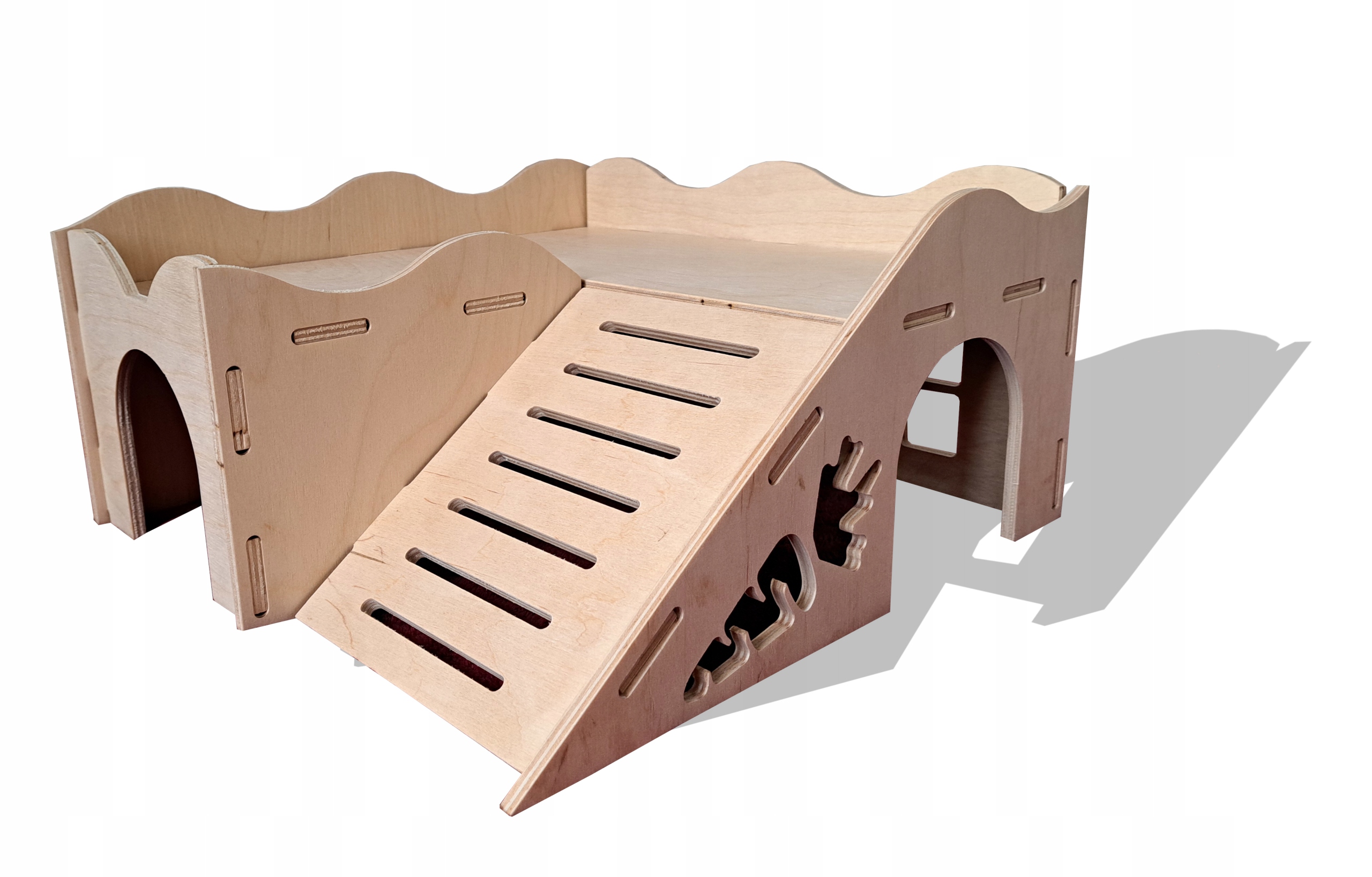 Levně Domeček Pro Morče, Domeček Pro Hlodavce, Dřevěná Hračka Pro Mazlíčka