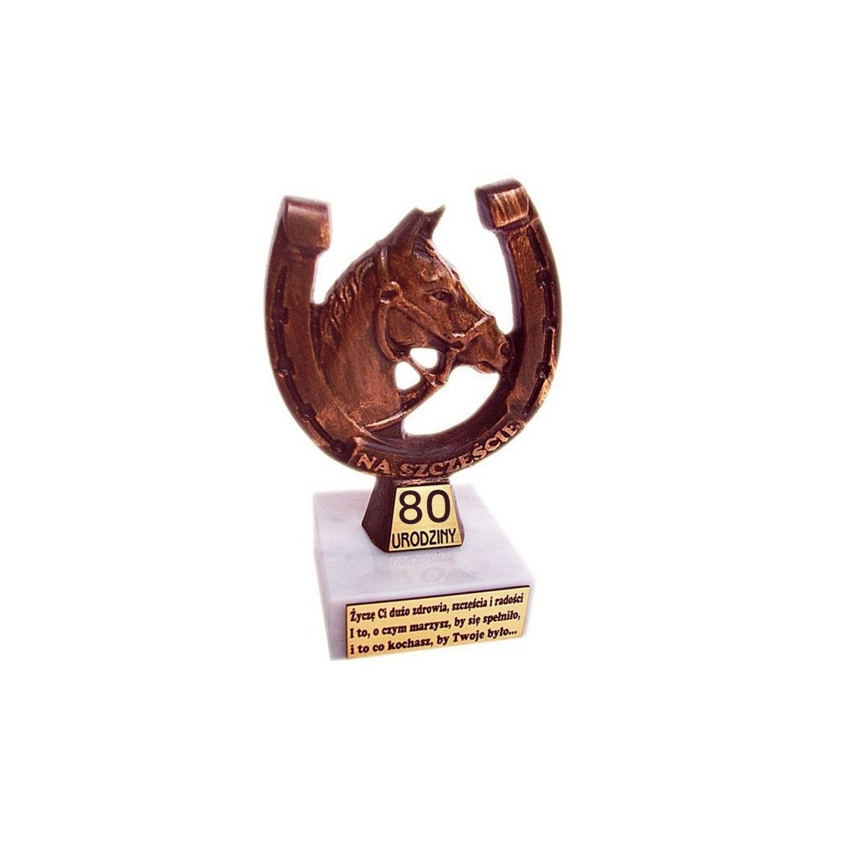 

Podkowa Na 80 Urodziny Statuetka 80-stka
