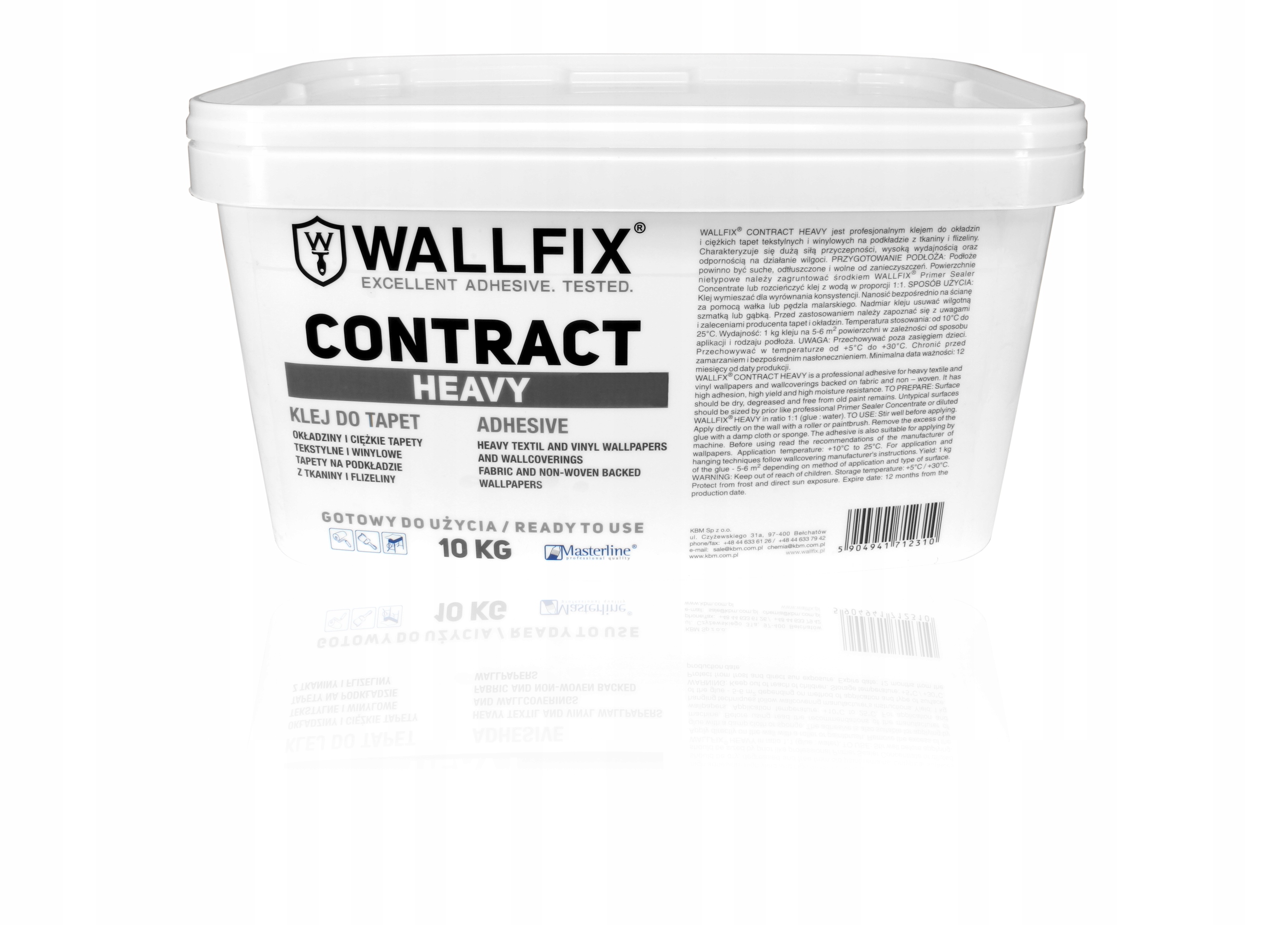 

Gotowy Klej Do Tapet Wallfix Contract Heavy 10 kg