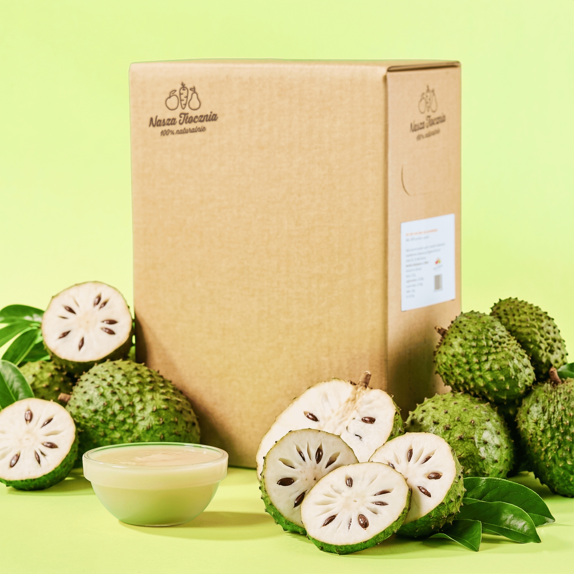 Pyré Graviola 100% Guanabana hustá pyré šťáva lisovaná Nfc 3 kg