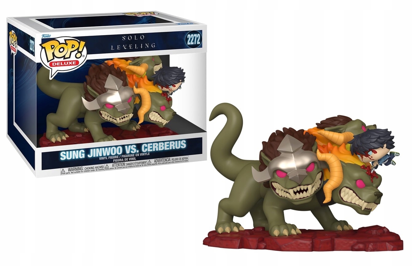 Funko Pop! Deluxe Solo Leveling Sung Jinwoo Vs. Cerberus #2272