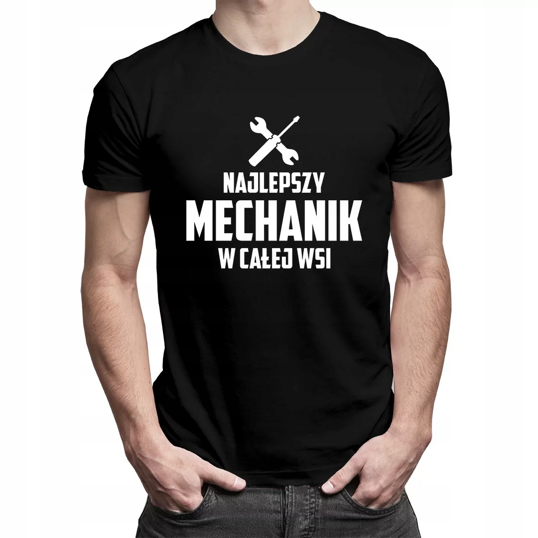 

Najlepszy mechanik w całej wsi - koszulka męska