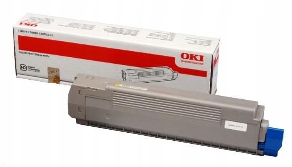 Žltý toner Oki pre C801/ C821 (7 300 strán) 44643001