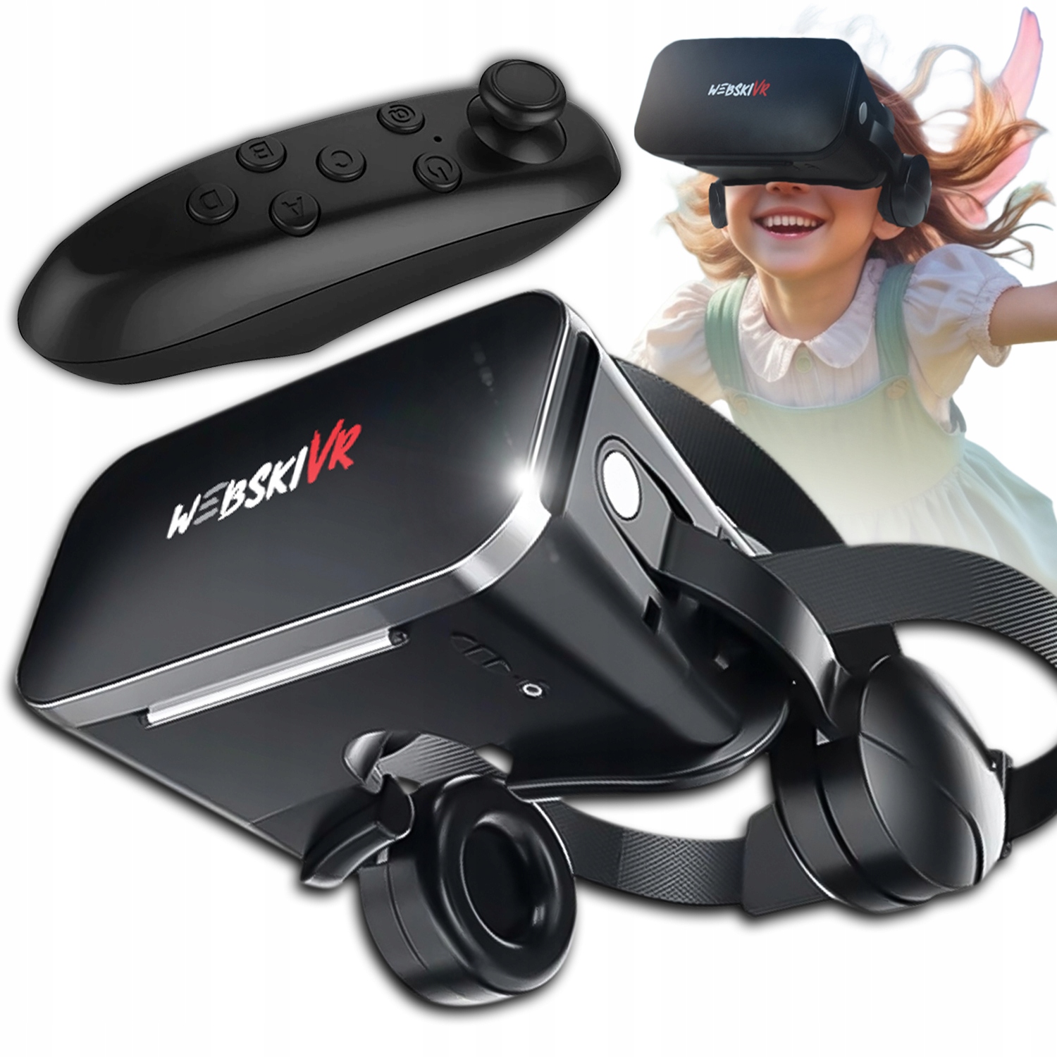 Brýle Pro Virtuální Realitu Na Telefonu, Hraní Filmů, Bluetooth Dálkové Ovládání