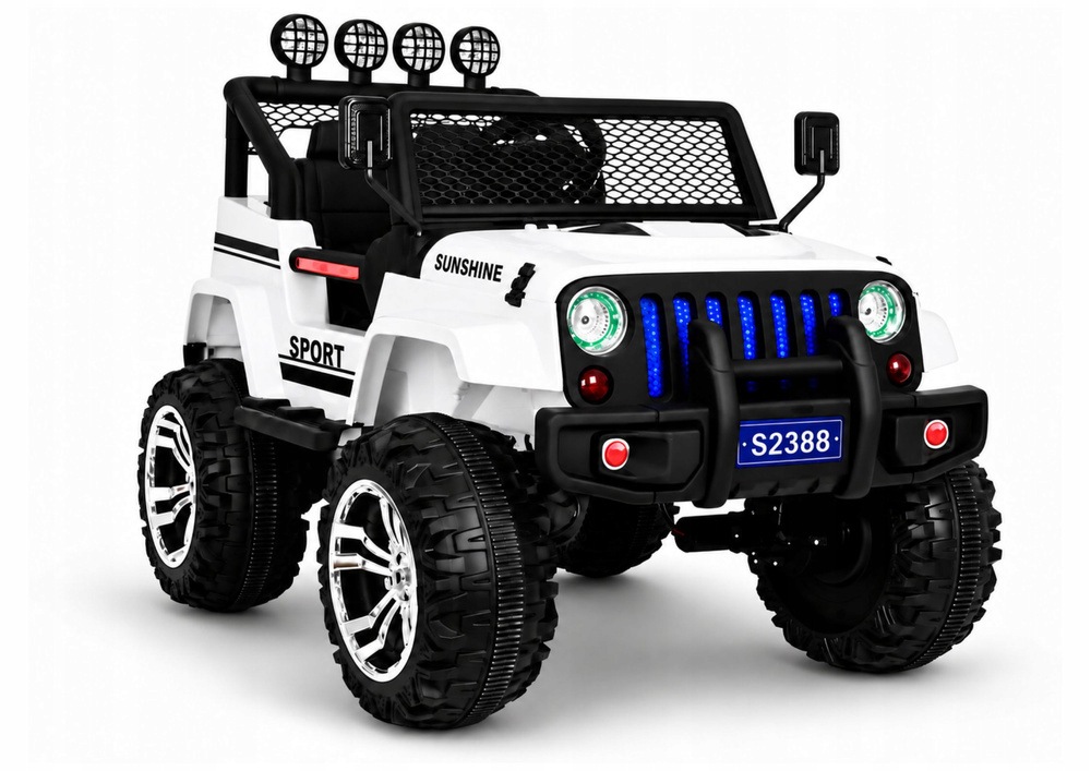 Auto Na Akumulator Duży Jeep Dla Dzieci 4x4 180 Watt Miękkie koła