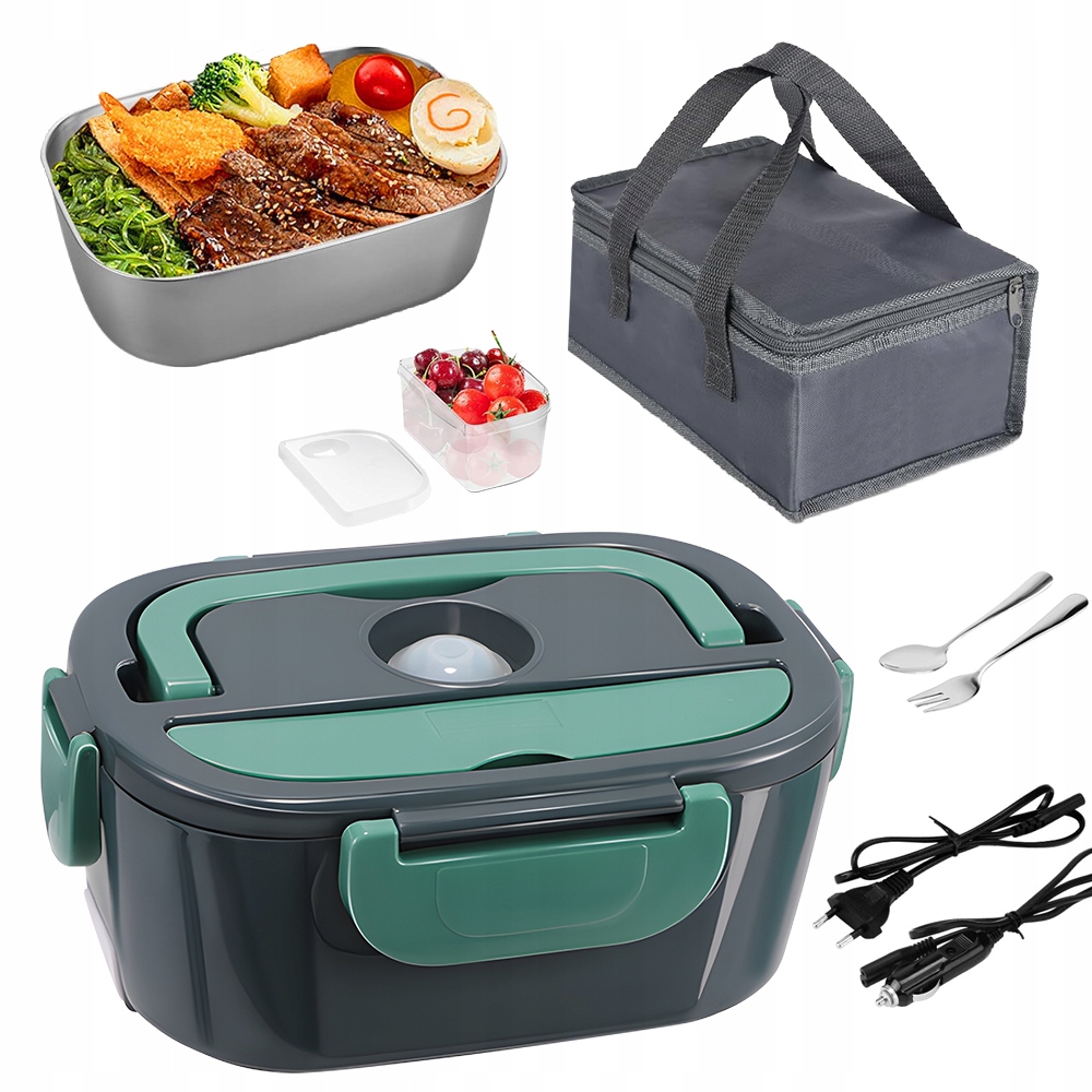 Elektrický Obědový Box Na Jídlo, Ohřívač, Turistická Nádoba 1.5 L Taška