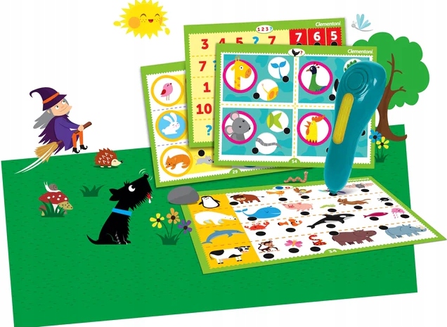 MÓWIĄCE PIÓRO 500 PYTAŃ ZWIERZĘTA 50781 CLEMENTONI Rodzaj łamigłówki