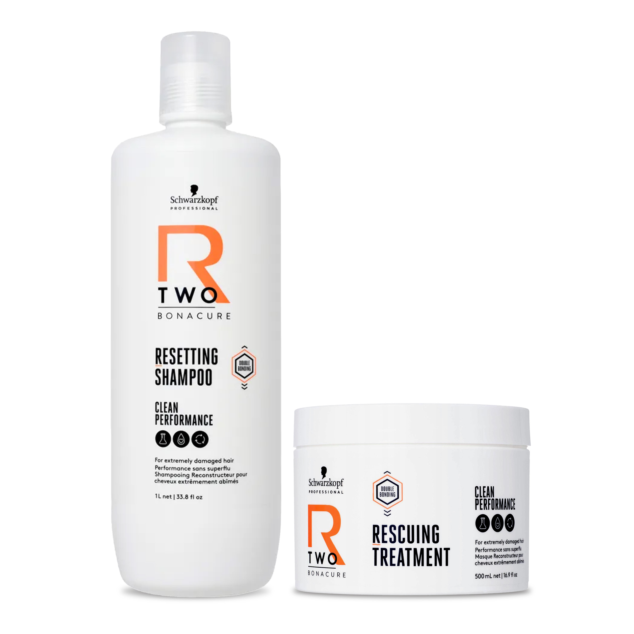 Schwarzkopf Bonacure R-two sada šampon 1000 ml maska 500 ml