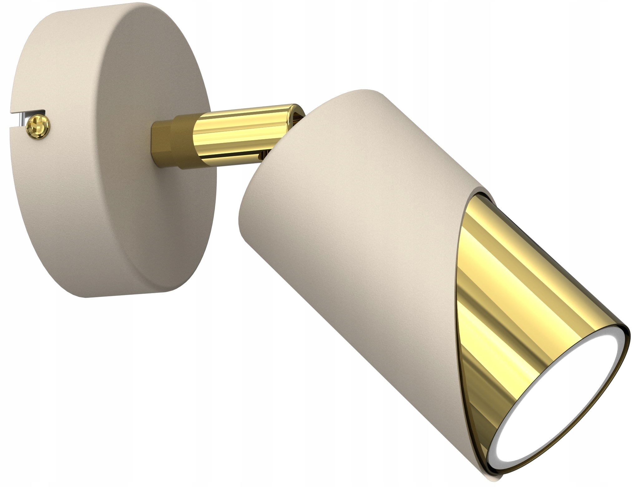 Stropní Svítidlo Spot Shift Béžová Zlatá pohyblivá tuba zlatá béžová pohyblivá