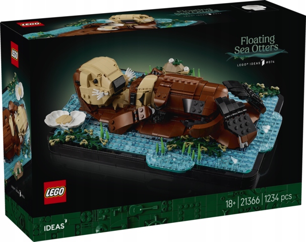 stavebnice Lego Ideas 21366 Plovoucí vydry