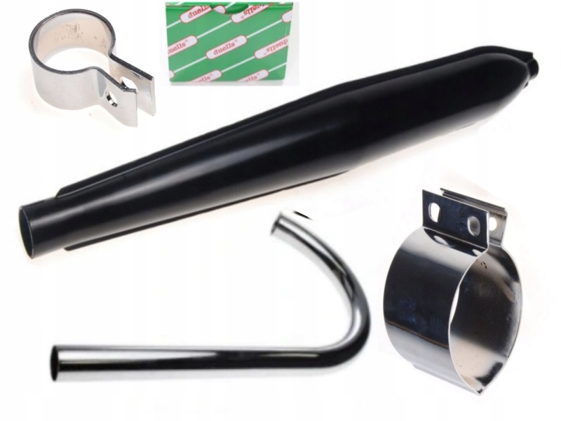 SC45017 - Глушитель WSK хомуты локоть 125 B1 2 рамка DUELLS