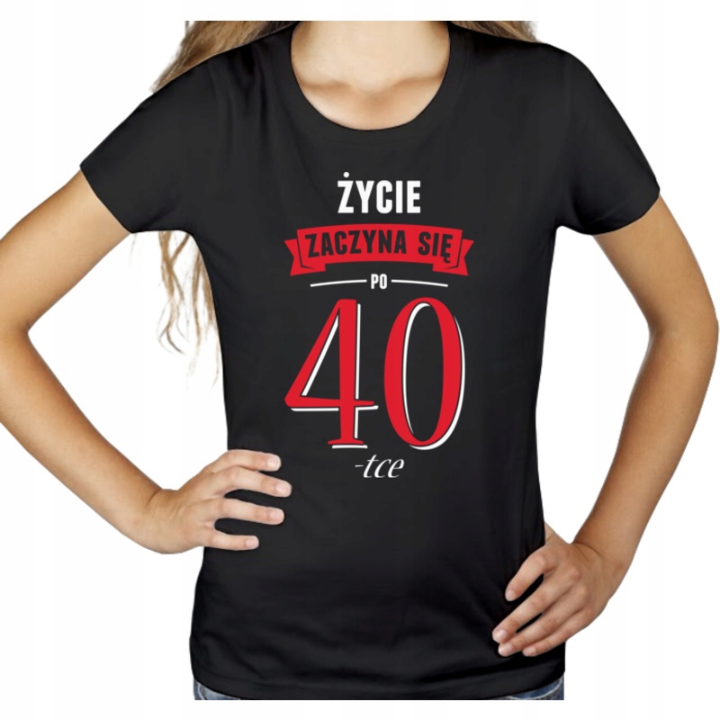 

Na 30te 40te 50te 60te urodziny prezent koszulka
