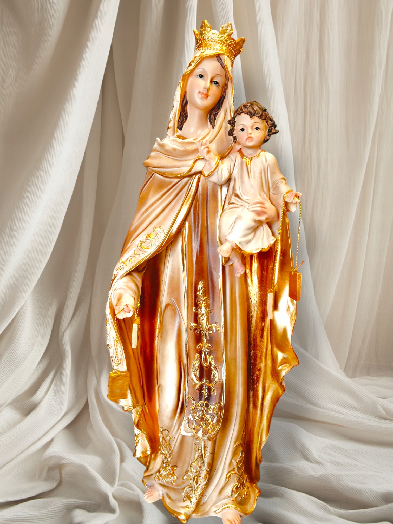 SZKAPLERZNA 60 cm MATKA BOŻA FIGURA