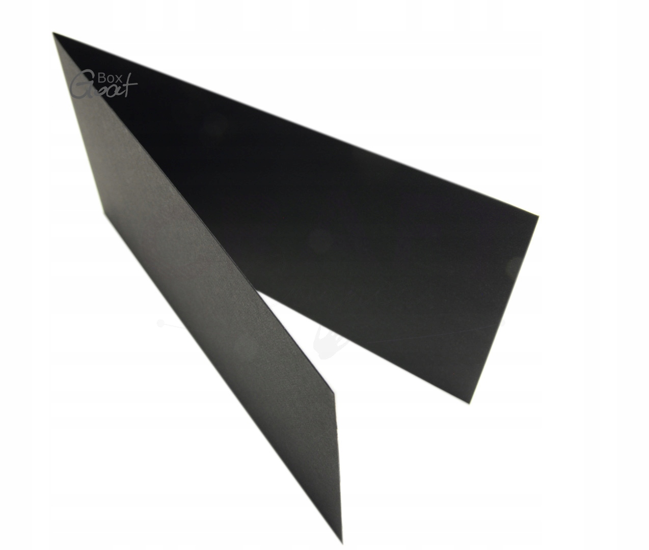 Baza kartki DL pozioma 9,9x21cm czarna matowa