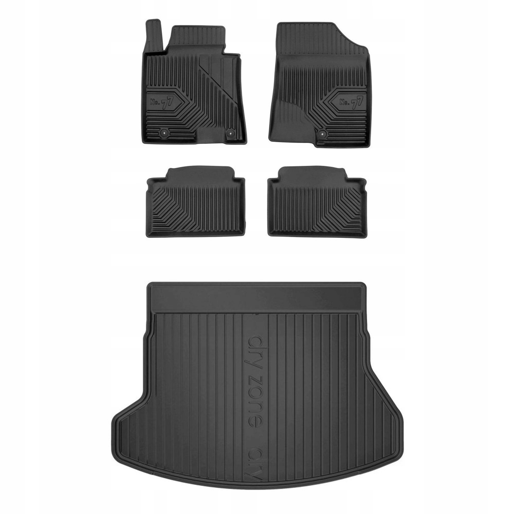 Gumová sada kobercov a rohože Hyundai i30 II 2011-2017