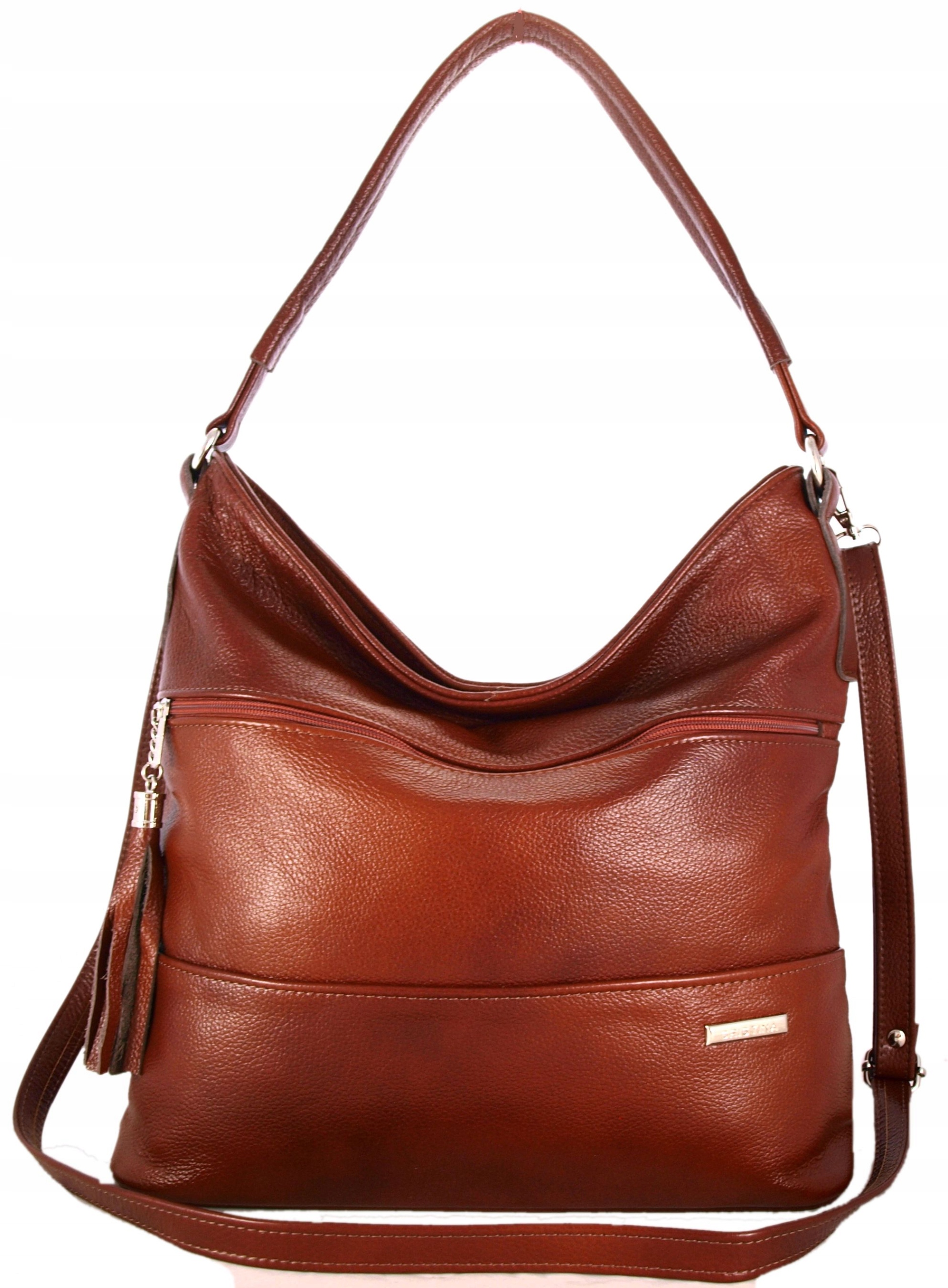 

Torebka Skórzana Worek Skóra Naturalna Listonoszka