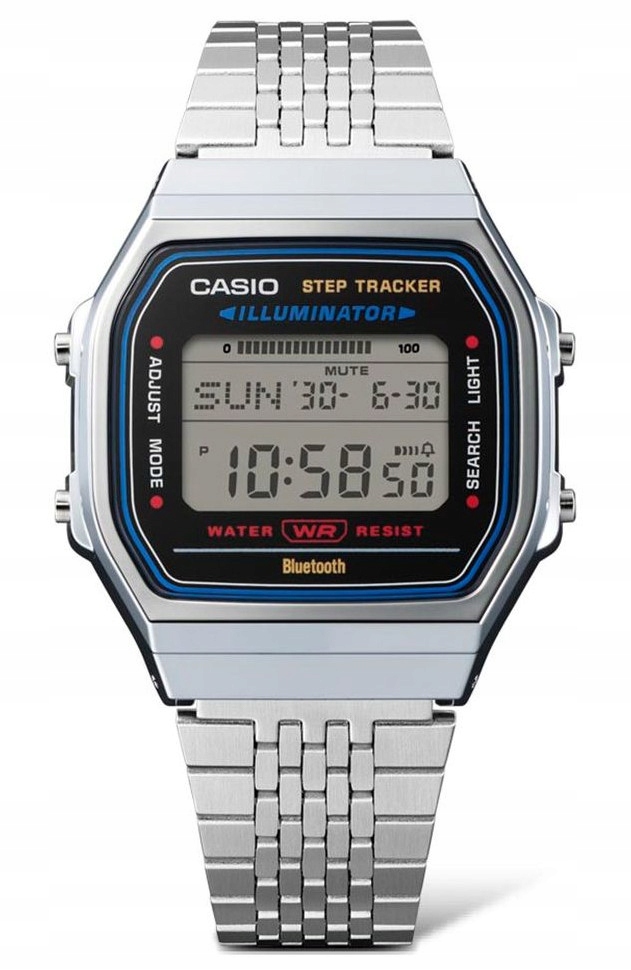 Kultovní hodinky Casio Vintage ABL-100WE retro smart bluetooth krokoměr