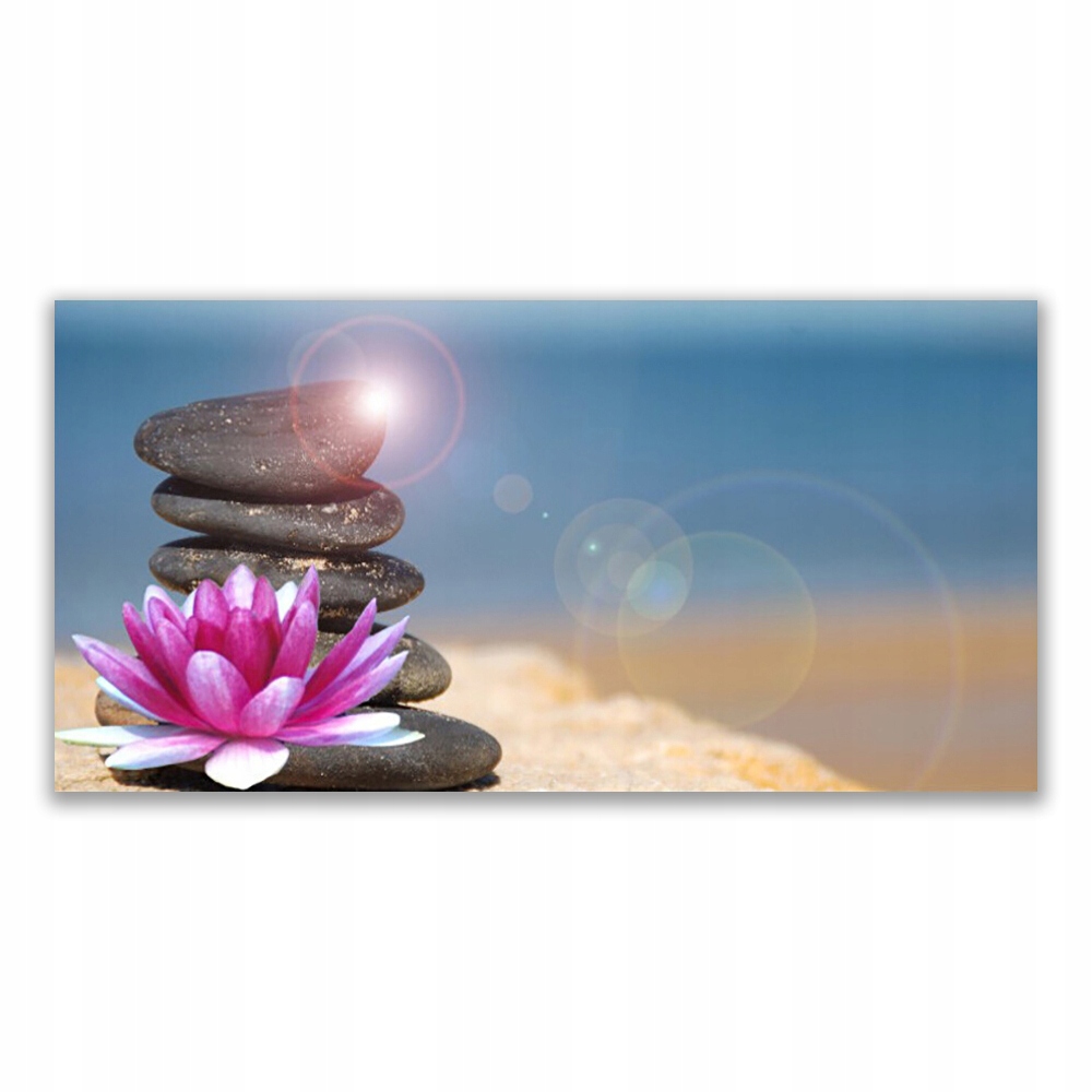 

Fotoobraz z nadrukiem 120x60 Kwiat Lotosu Grzybień