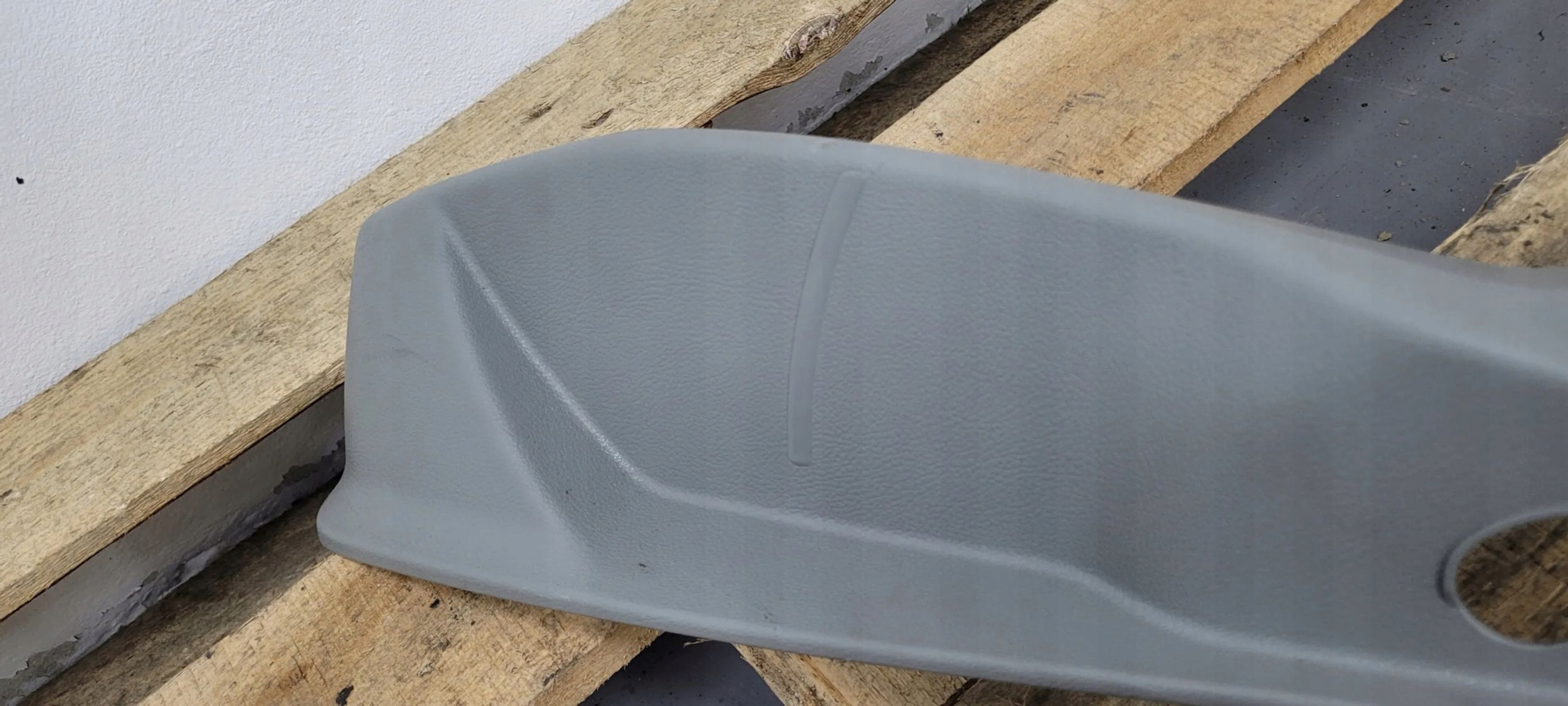 A5 8W cover support seat left front LEATHER MILANO FELSGRAU A4 B9 8W