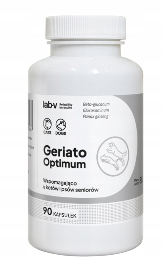Levně 2X Lab-v Geriato Optimum Podpora seniorů, psy, kočky, 90 kapslí