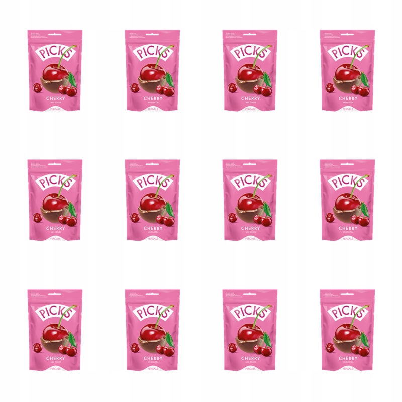Picks Cherry milk cocoa 90 g X12