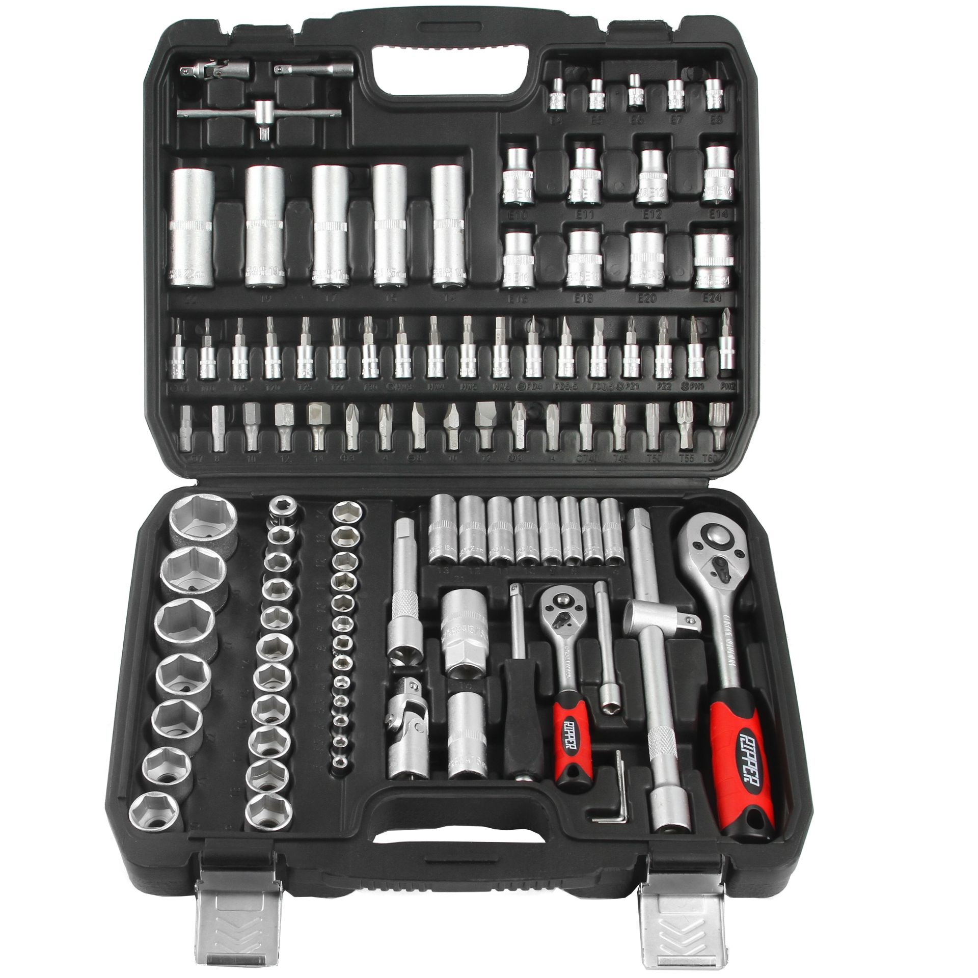 ZESTAW KLUCZY NASADOWYCH NASADKI TORX BITY 108 EL Producent code M58220