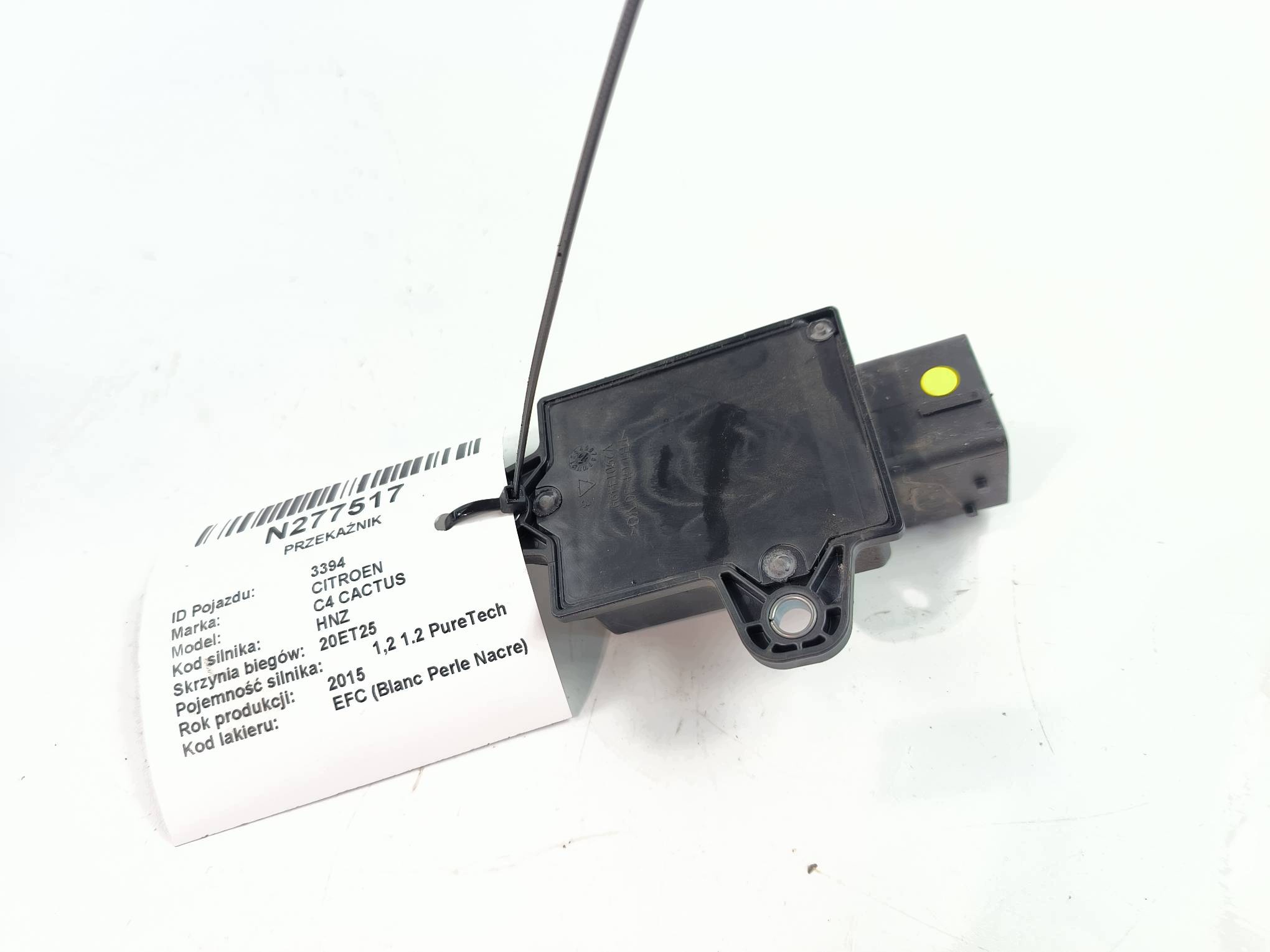 relay 9807709080 START/ STOP CITROEN C4 CACTUS