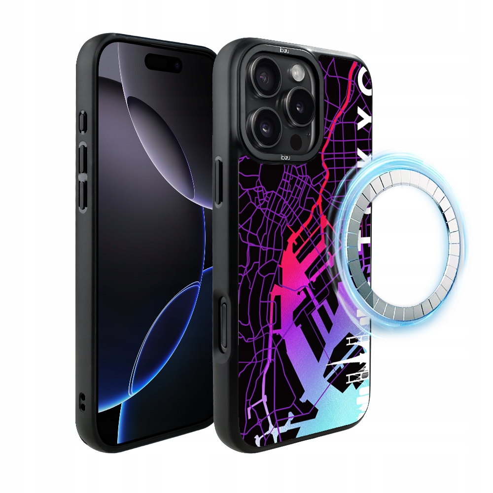 Pouzdro iPhone 16 Pro Max Ibizu DropGuard Matt od MagSafe, Tokio