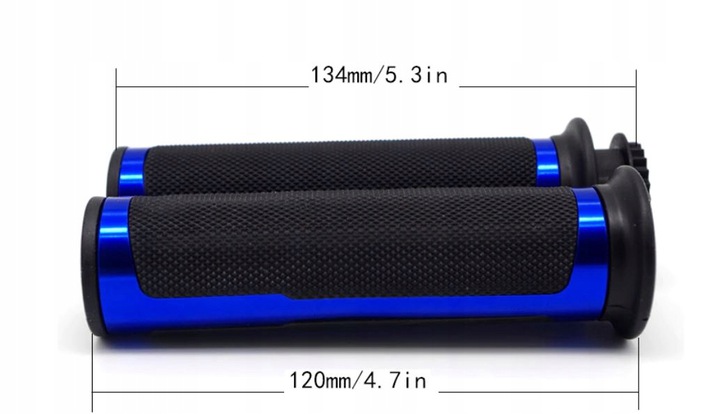 DLUGIE KLAMKI SPORTOWE CNC MANETKI NIEBIESKI Part number KL MANETKI