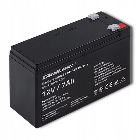 

Akumulator Agm 12V 7Ah Hq Samochodzik Zabawki Auto