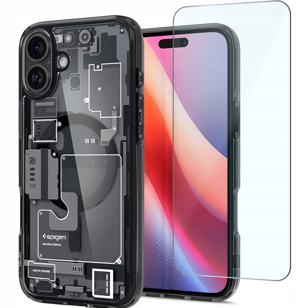 Pouzdro Spigen pro iPhone 16, silné, ochranné, pouzdro pro MagSafe sklo