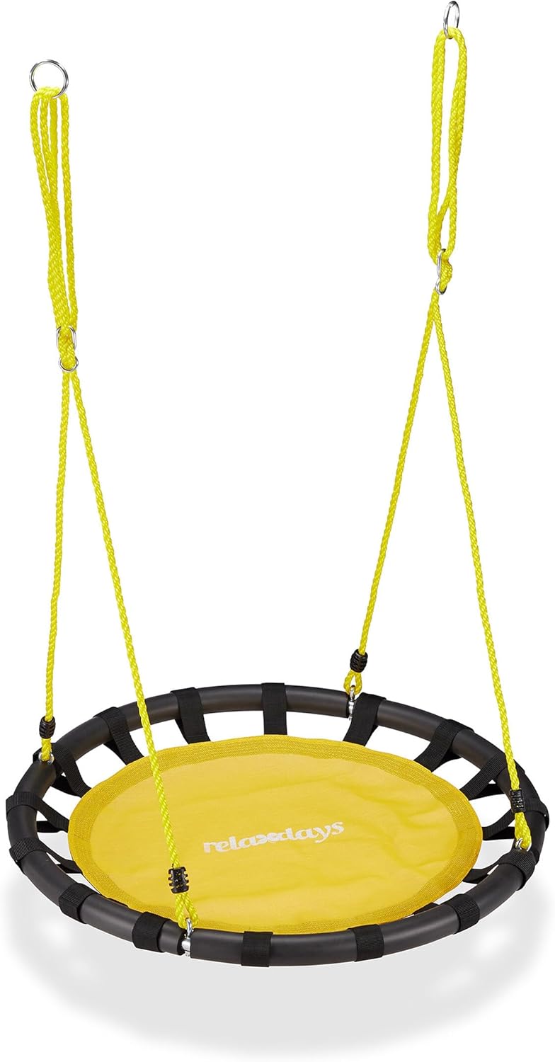 Zahradní Hnízdní Houpačka Kulatá 80 CM Do 100 Kg