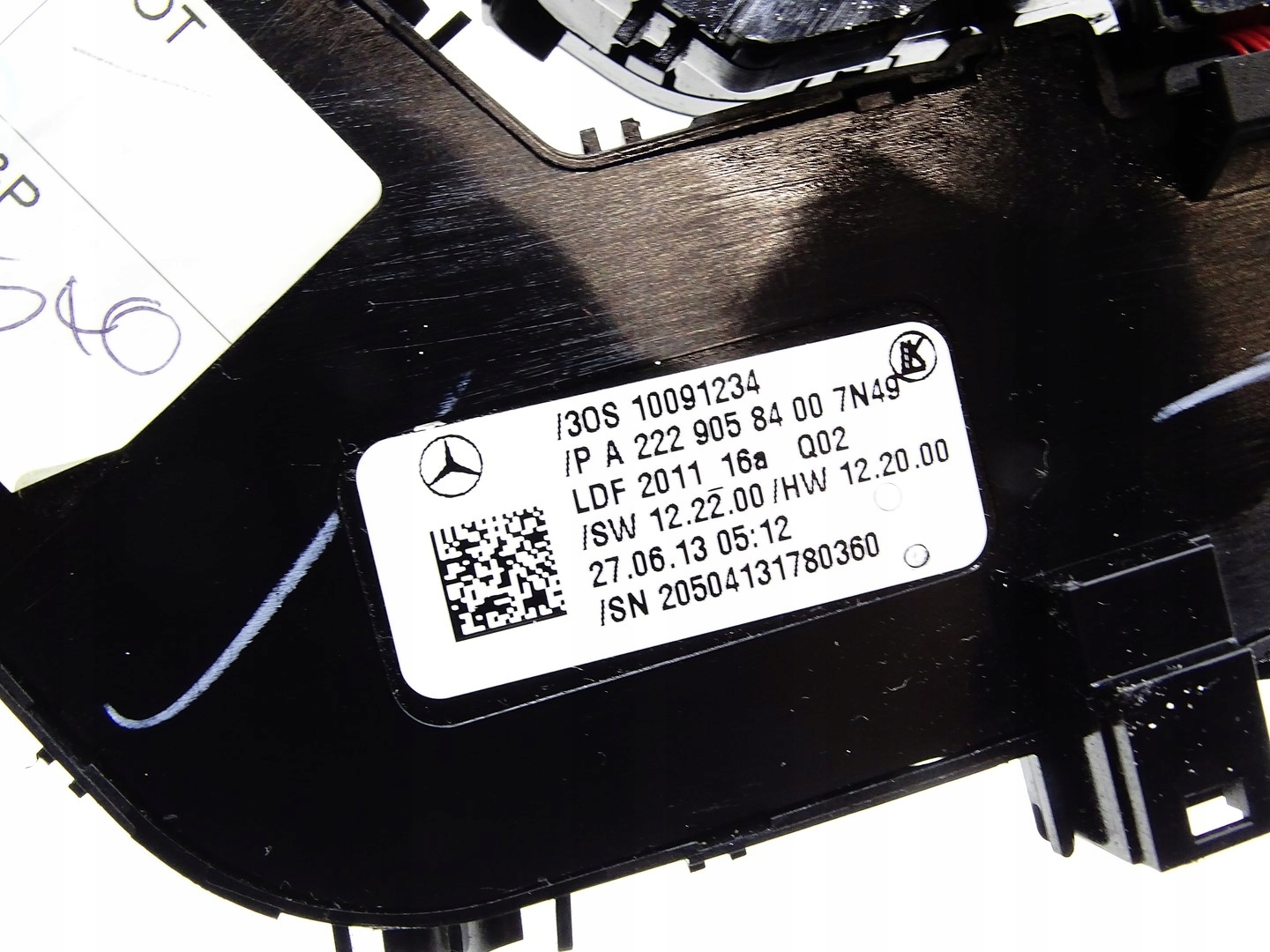 switch control seat right front MERCEDES S W222 13- A2229058400