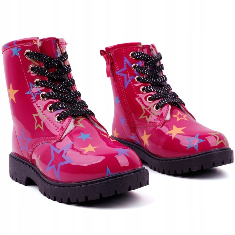 

Traperki botki różowe 6 śniegowce ocieplane r.24