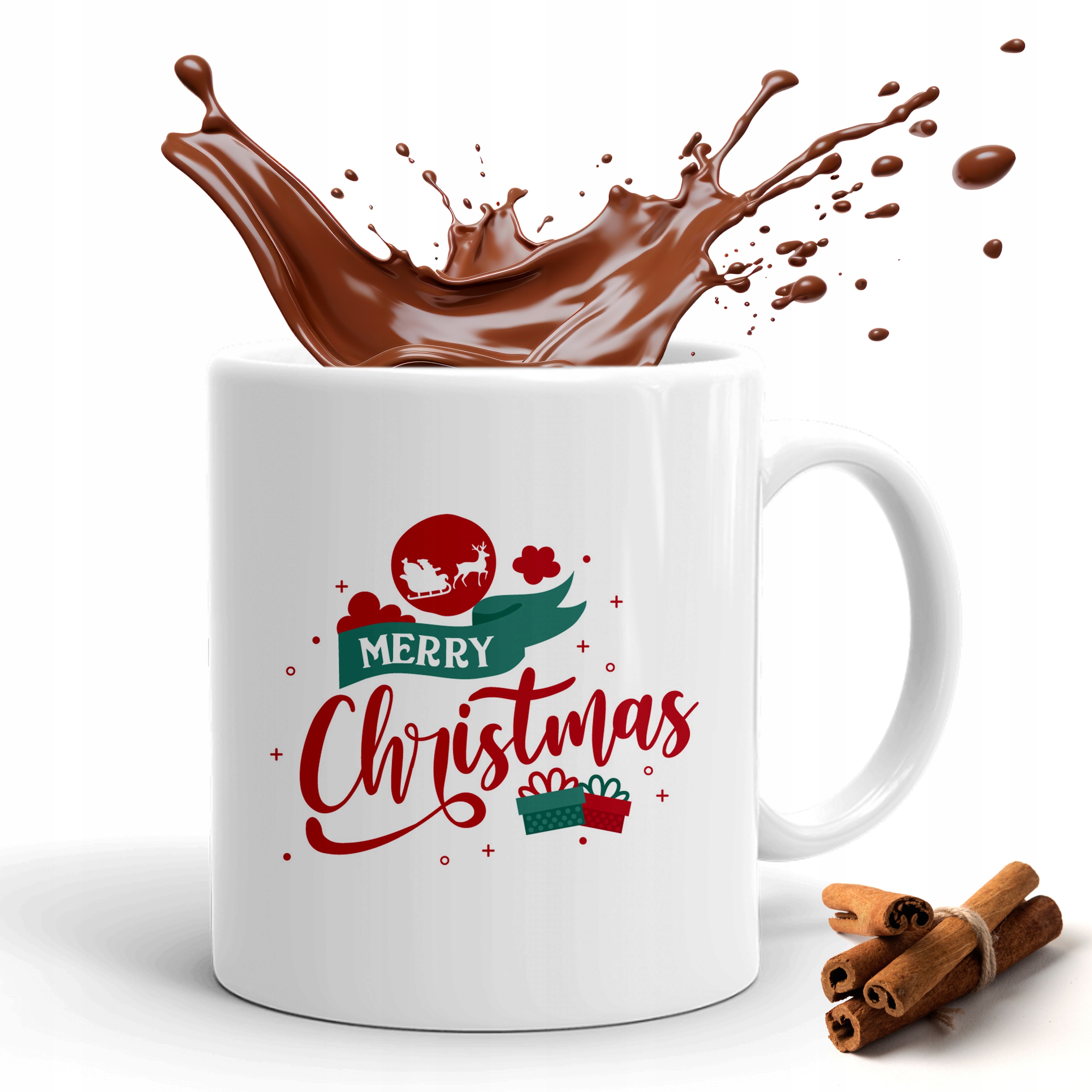 Kubek Świąteczny Prezent na Święta Mikołajki + wzory