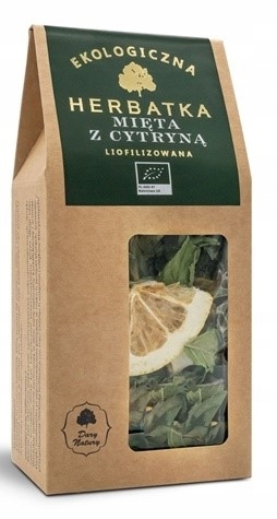 HERBATKA LIOFILIZOWANA MIĘTA Z CYTRYNĄ BIO 25 g