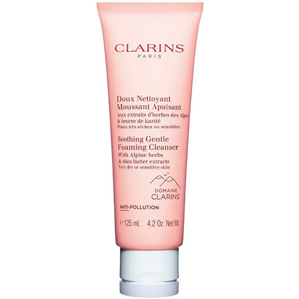 Jemná zklidňující čisticí pěna pro velmi suchou až citlivou pleť 125 ml