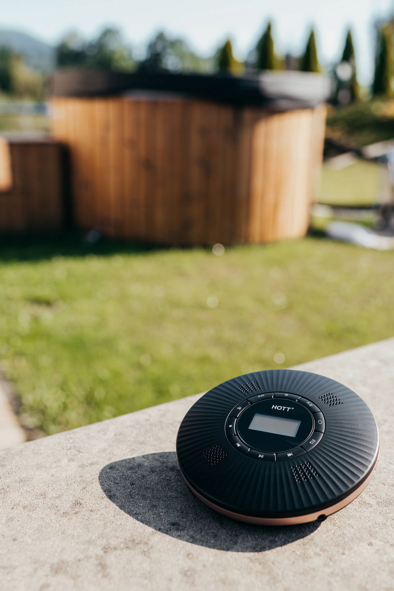 Odtwarzacz CD przenośny discman Bluetooth AUX GŁOŚNIKI, TRANSMITER FM, HiFi Wysokość produktu 14.2 cm