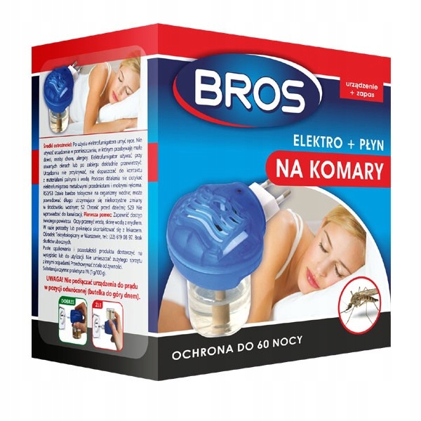 

Bros Urządzenie odstraszające komary płyn 60 dni