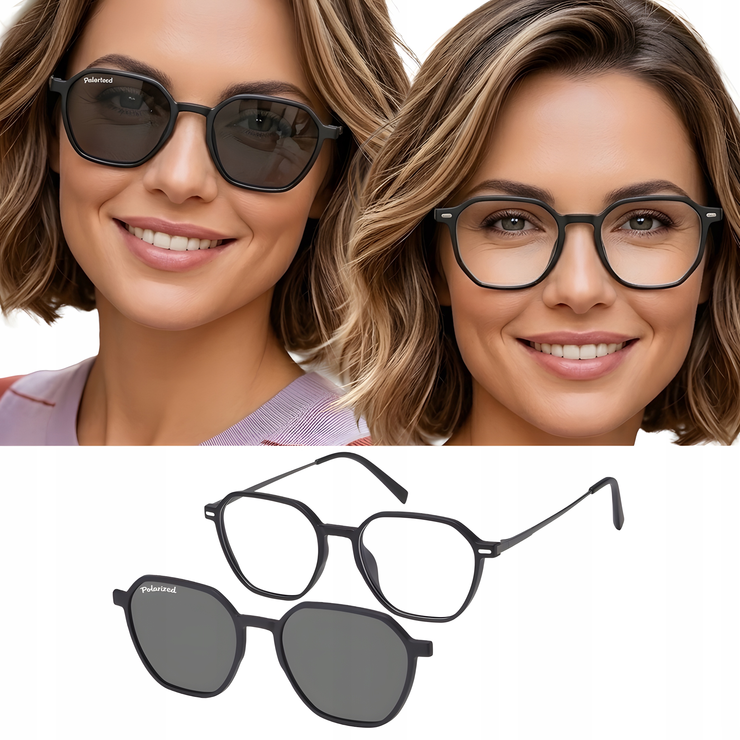 Okulary Oprawki Zerówki Nakładki Przeciwsłoneczne UV400 49-17-142