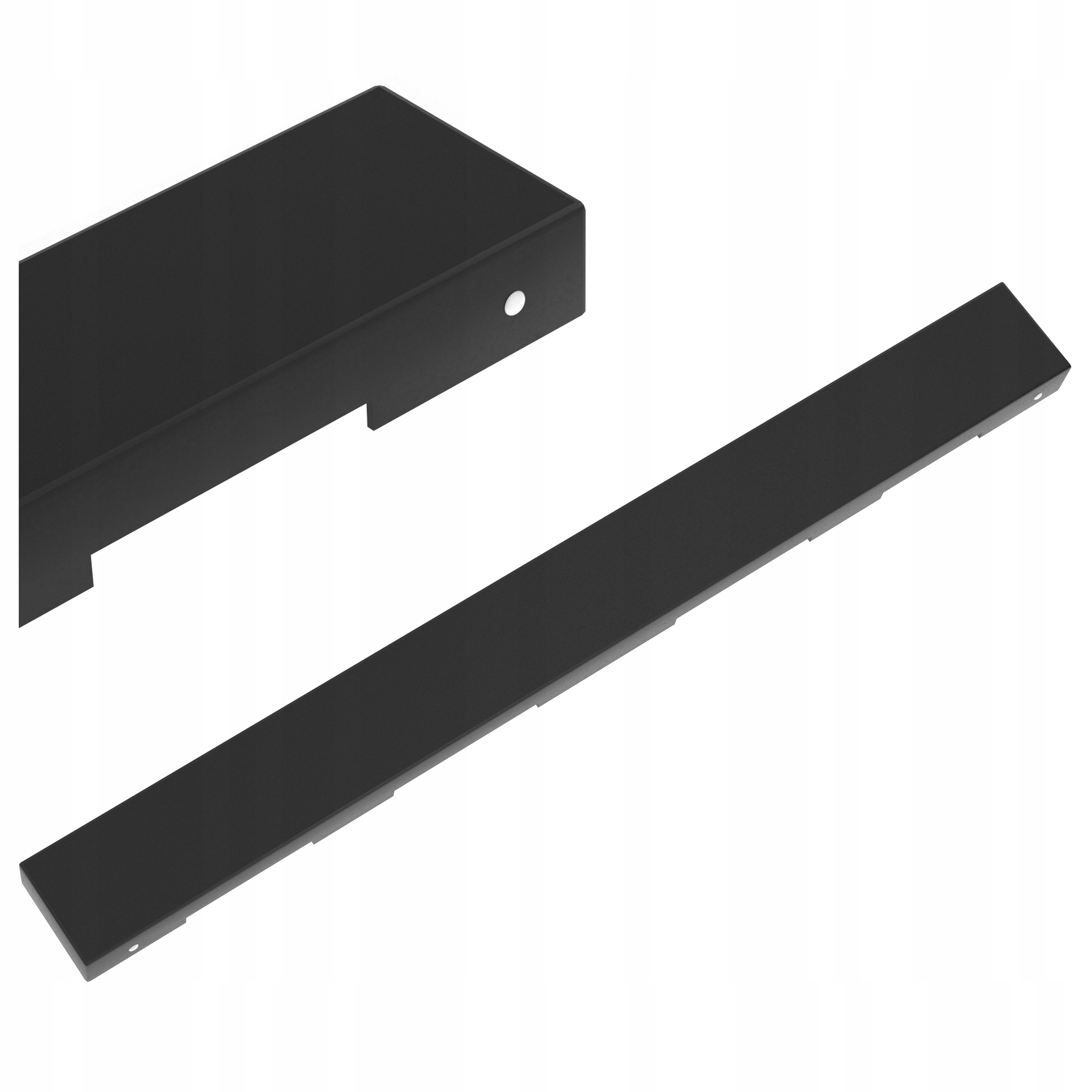 Kryt lineárního odtoku Flat 90 cm černý nerezová ocel 304 WK02