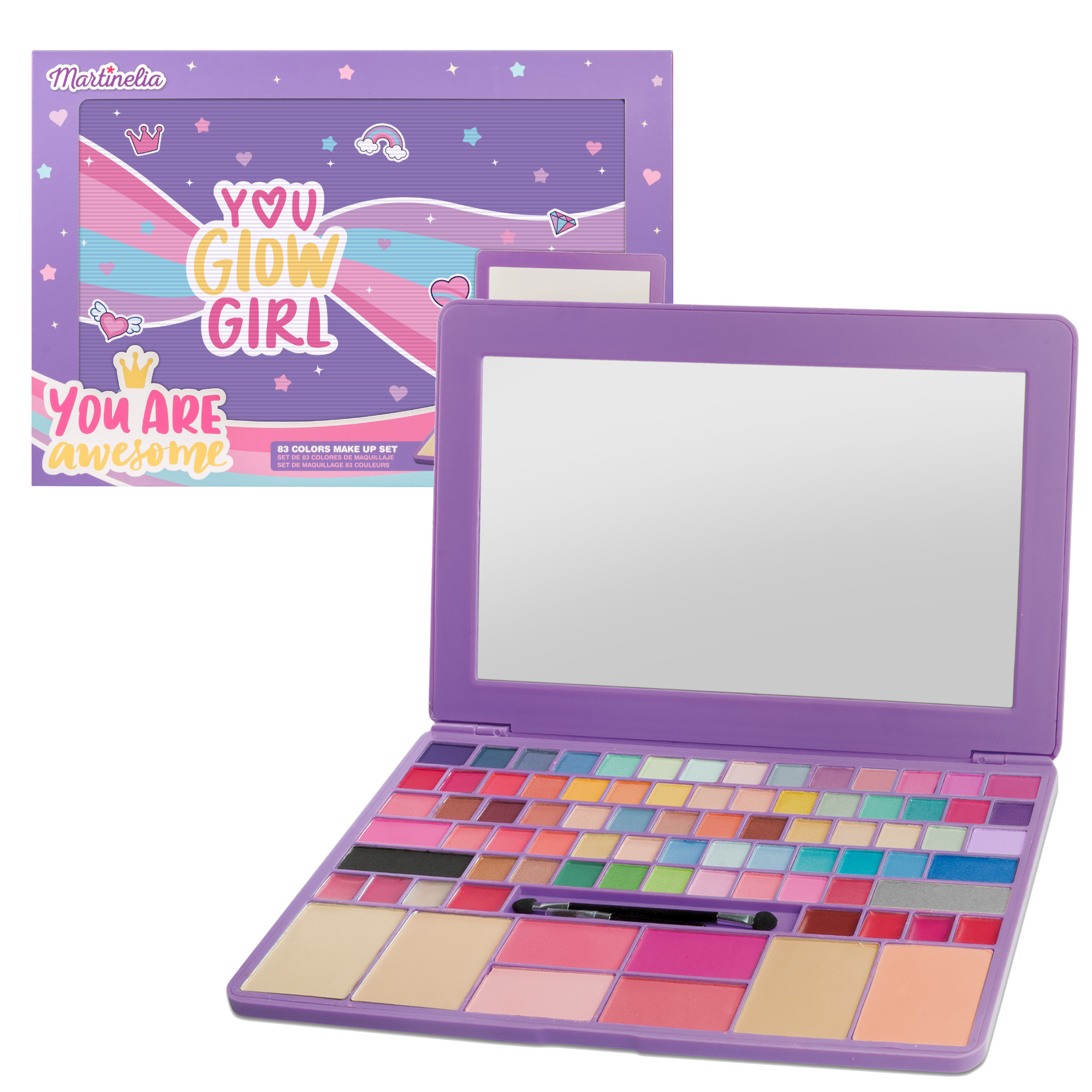 

Martinelia Zestaw Makeup Laptop Mac 83 Kolory