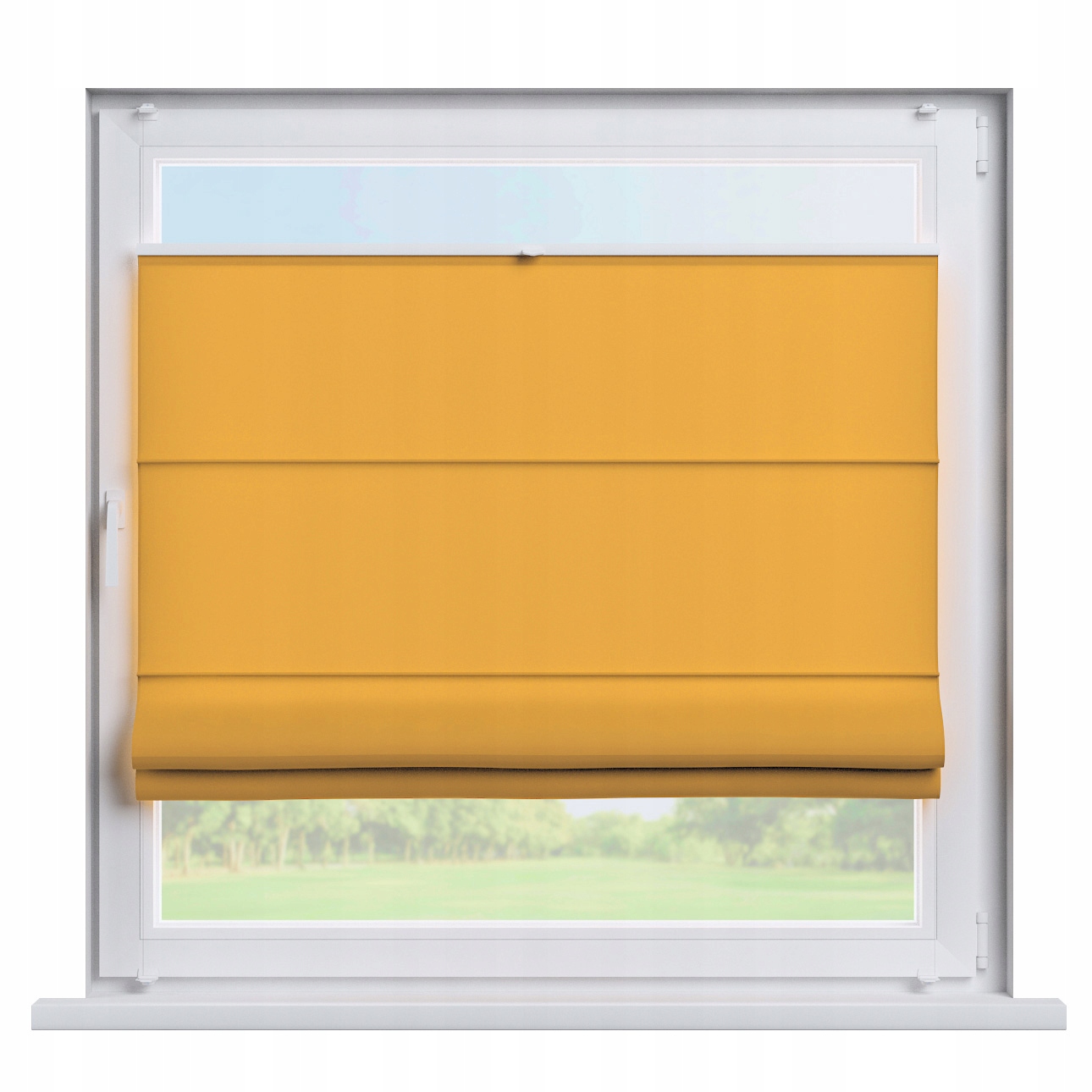 Dekoria Plisovaná roleta rímska Sicília 100x170 odtiene žltej farby