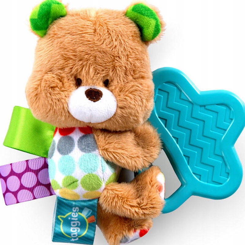 BRIGHT STARTS Zawieszka Gryzak pluszowy z metkami