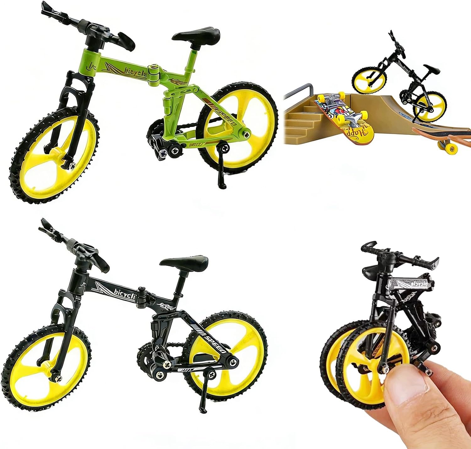 Mini rower Bmx i fingerboard na palce, 2 szt. zestaw do nauki i biura