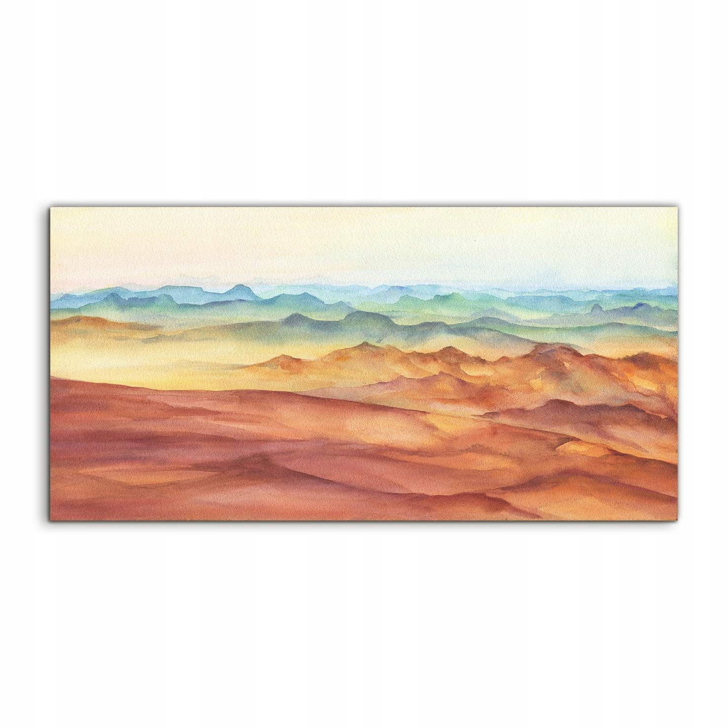 

Obraz akrylowy 140x70 z grafiką Góry Zachód Słońca