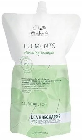 Wella Professionals Elements Renewing Shampoo šampon pro obnovu vlasů náhradní balení 1l