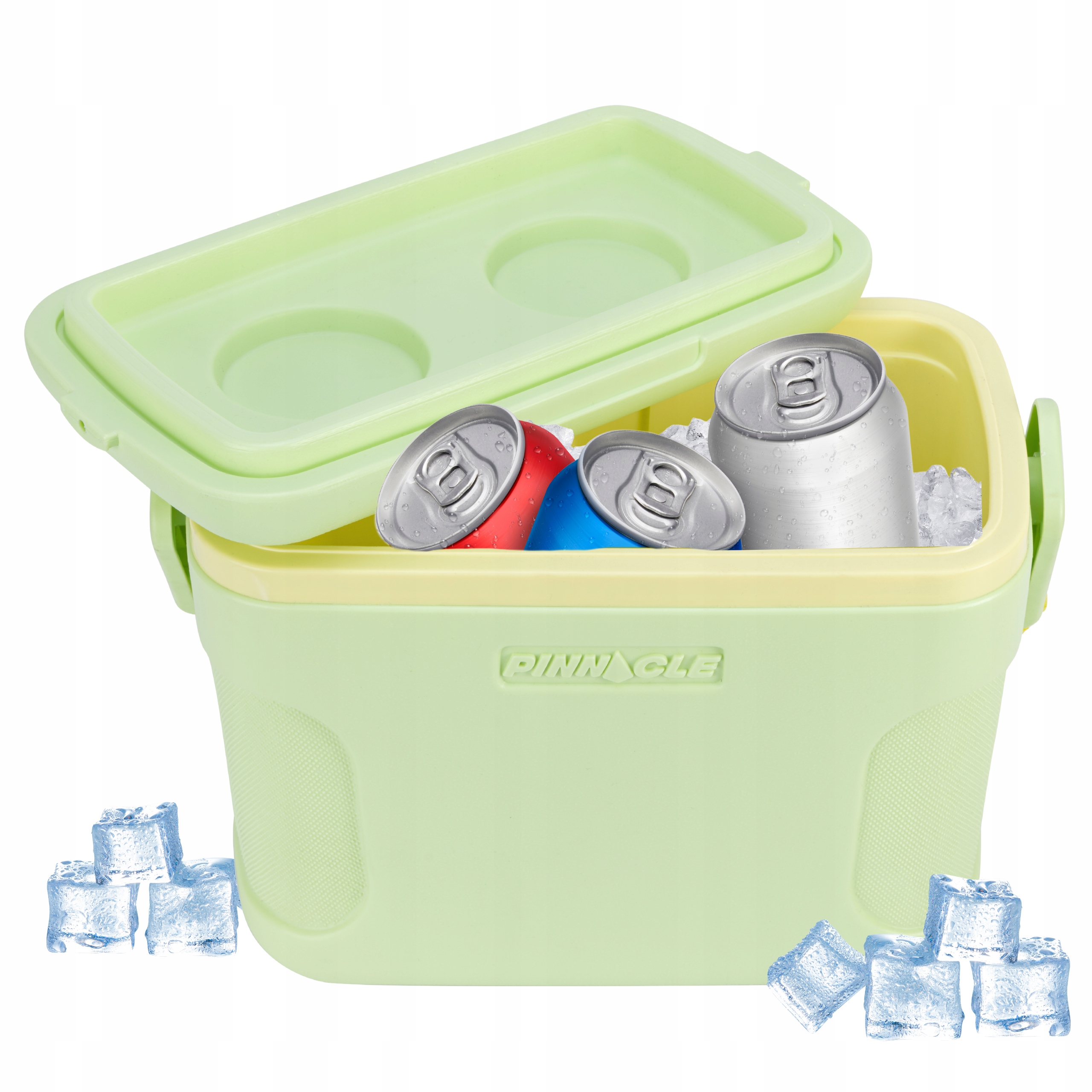 Turistická malá/lehká lednička na rameno 8L Zelená Pinnacle Chladicí Vložka