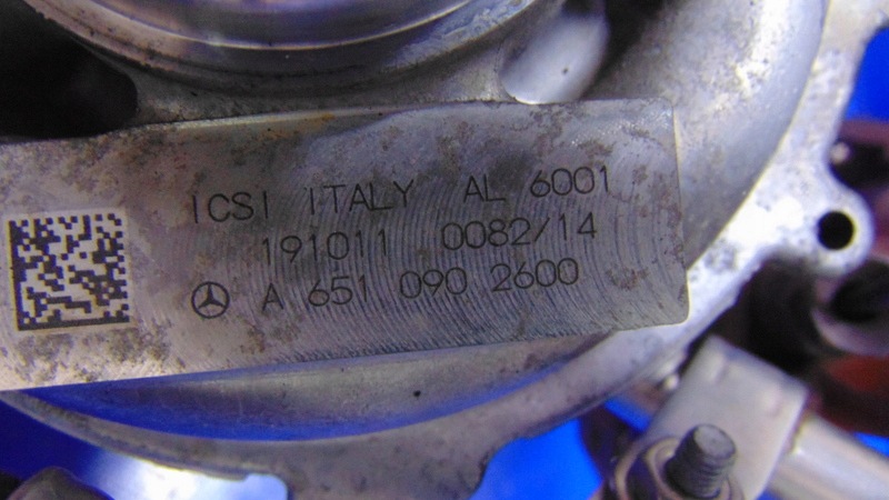 turbo A6510902600 2.2CDI MERCEDES SPRINTER W910 910 A910 18-26R